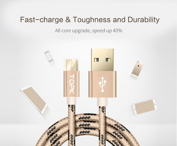 Micro USB кабель для Samsung, Huawei, Xiaomi, LG