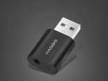 USB внешняя звуковая карта 2 в 1 гарнитура/микрофон