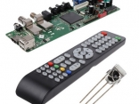 QT526C V1.1 Универсальный скалер ТВ с поддержкой DVB-S2, DVB-T2, DVB-C