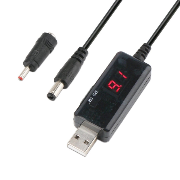 USB регулируемый повышающий DC-DC преобразователь напряжения с 5 В до 9 В / 12 В 1A