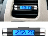 Автомобильные цифровые часы с клипсой на вентиляционное отверстие