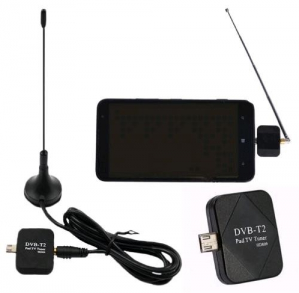 DVB-T/T2 Micro USB тюнер ТВ приемник для Android смартфона