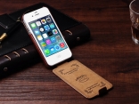 Флип Бумажник кожаный чехол для iPhone 4, 4S  с держателем карт
