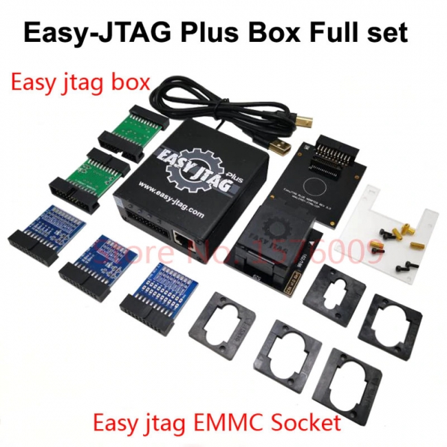 Программатор Easy-Jtag Plus Box Full Set + EMMC socket для HTC / Huawei / LG /Motorola / Samsung / SONY / ZTE