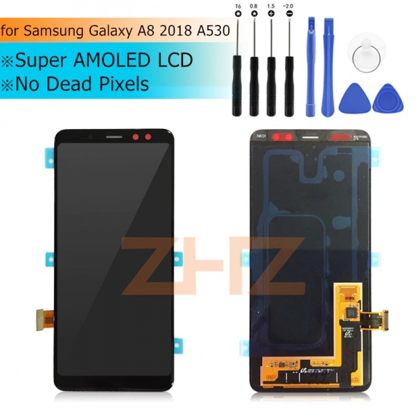 Дисплей в сборе с тачскрином для Samsung Galaxy A8 2018 A530