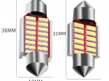Светодиодные лампы для автомобиля 31 мм, 36 мм, 39 мм, 42 мм, 4014 SMD
