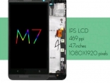Дисплей в сборе с сенсорным экраном для HTC One M7 801e