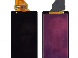 Дисплей в сборе с сенсорным экраном для Sony Xperia ZR M36h (C5502, C5503) (черный)