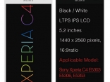 Дисплей в сборе с сенсорным экраном для Sony Xperia C4 (E5303, E5306, E5333) (черный, белый)
