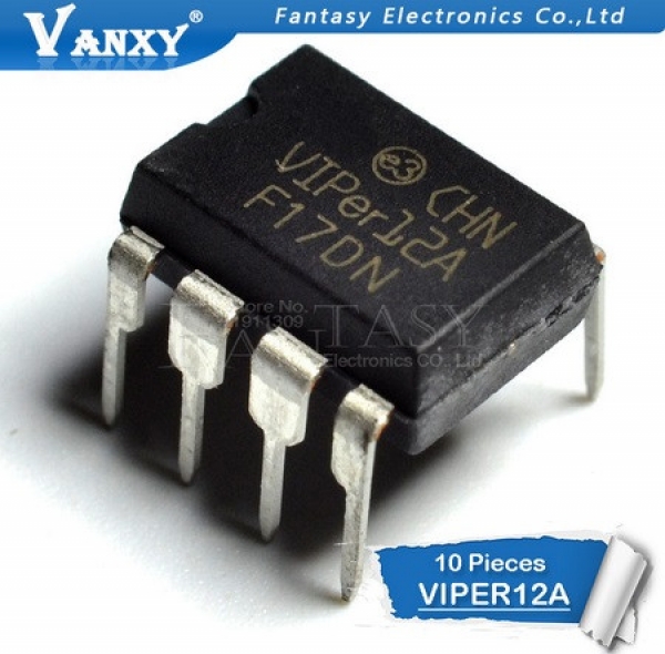 Микросхема VIPer12A DIP-8 10 шт.