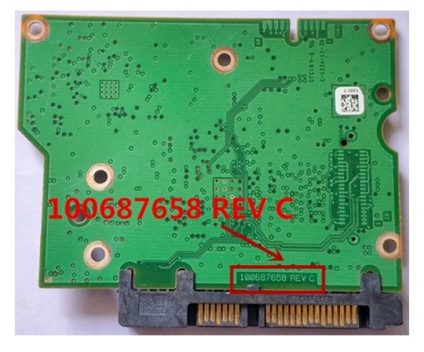 Контроллер 100687658 REV A B C для HDD Seagate 3.5' 1/2/3Tb SATA