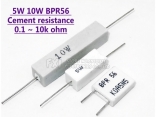 Резисторы керамические цементные от 0,1 Ом до 10 кОм 5W, 10W, BPR56