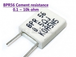 Резисторы керамические цементные от 0,1 Ом до 10 кОм BPR56