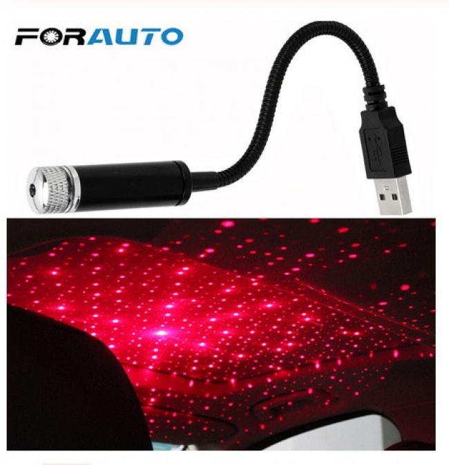 USB LED светодиодный светильник с эффектом звездное небо для автомобилей и домашнего украшения