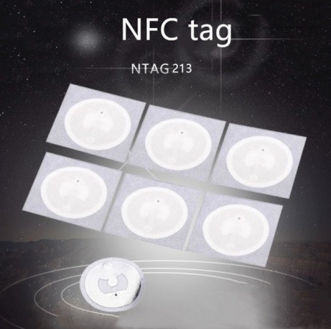 NFC-метка наклейка с чипом NTAG 213 13,56 МГц 10 шт.