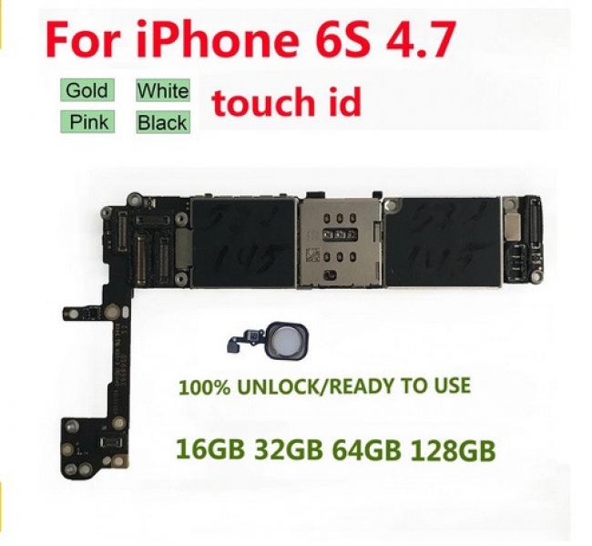 Материнская плата для iPhone 6S 4,7' 16 ГБ, 32 ГБ, 64 ГБ, 128 ГБ