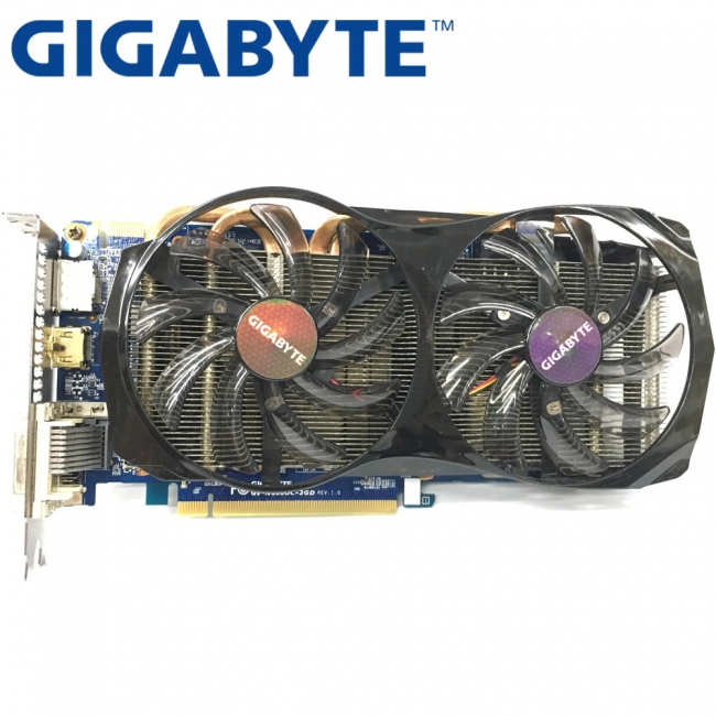 Видеокарта GIGABYTE GeForce GTX 660, GV-N660OC-2GD, 2ГБ, GDDR5, 192 бит