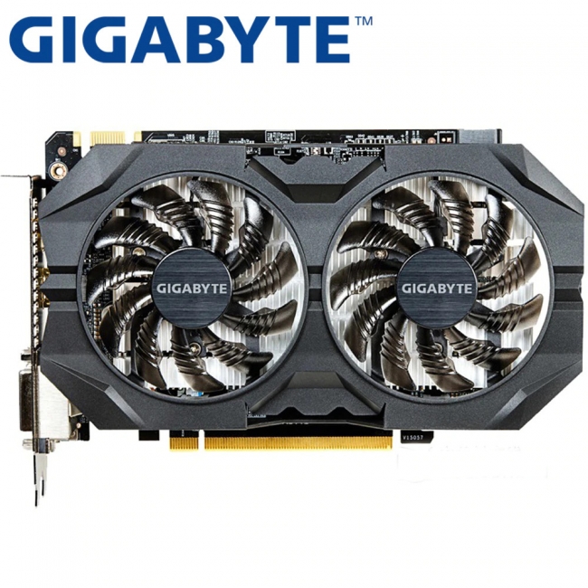 Видеокарта GIGABYTE GeForce GTX 950, GV-N950WF2OC-2GD, 2ГБ, GDDR5, 128 бит