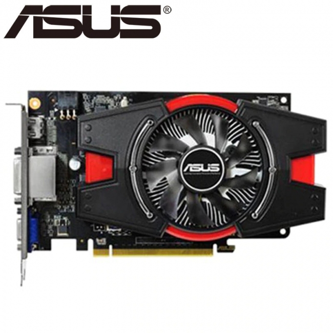 Видеокарта Asus GeForce GTX 650 Ti, GTX650TI-1GD5, 1ГБ, GDDR5, 128 бит