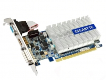 GIGABYTE G210, GV-N210D3-1GI, 1ГБ, GDDR3, 64 бит