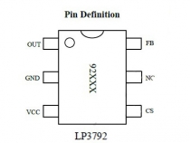 LP3792 SOT23-6 Pin Definition