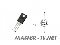 MDF9N60 Транзистор N-канал (распиновка)