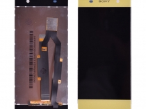 Дисплей в сборе с сенсорным экраном для Sony Xperia XA (F3111, F3113, F3115)  золотой
