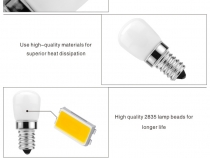 Светодиодная лампа для холодильника E14, 3 Вт, 220 В описание