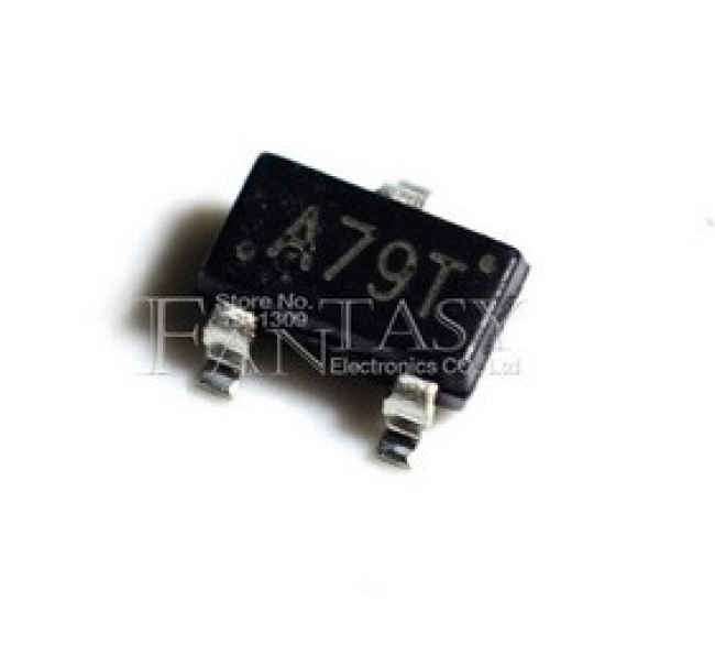 AO3407A (A79T) транзистор P-канальный MOSFET 30В 4.3А SOT-23 50шт.