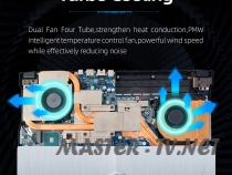 Игровой ноутбук Machenike T58-V Intel Core i7-10870H GeForce RTX3060 двойное охлаждение