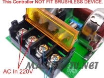 This Controller NOT Fit Brushless Device