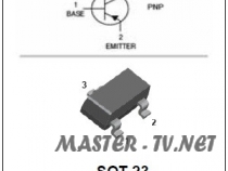 S9015 (M6) Транзистор PNP (распиновка)