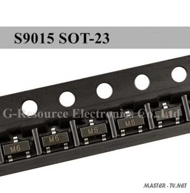 S9015 (M6) Транзистор PNP SOT-23 100 шт