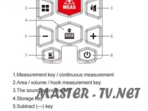 Лазерный дальномер Mileseey X5 функции клавиш