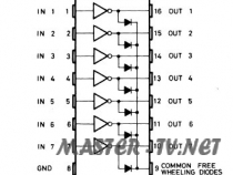 ULN2003A распиновка